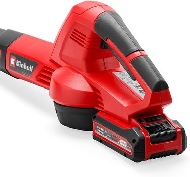 Einhell GC-CL 18/1 Li E-Solo – Акумуляторний повітродув (Power X-Change, 18 В, до 210 км/год, 2 насадки, регулювання швидкості, без акумулятора та зарядного пристрою)