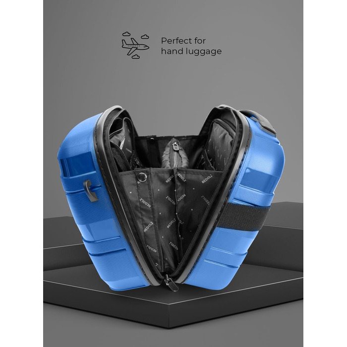 Візок REDOLZ Hard Shell 67 см Поліпропілен 4-Дві котушки та TSA (Essentials 10)