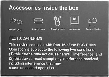 Дитячі навушники-вкладиші AMAFCE Bluetooth з мікрофоном, IPX5, HiFi, сенсорні, бездротові, Bluetooth 5.0