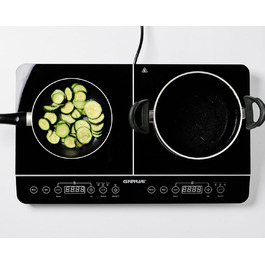 Індидукційна плитка G3 Ferrari Energy, 2000W з цифровим дисплеєм, регулюванням температури, таймером та функцією легкого очищення