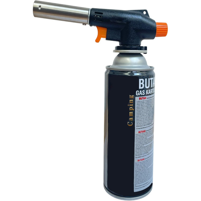 Газовий набір для кемпінгу Greenpoint: котел, кейс та 8 балончиків газу