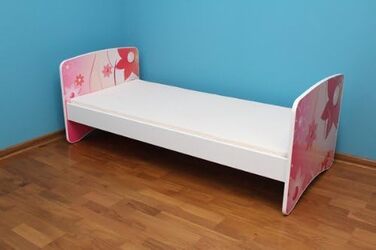 Дитяче дитяче ліжко Best For Kids 90x180 із захистом від падіння з висоти 44 Design (Angel)