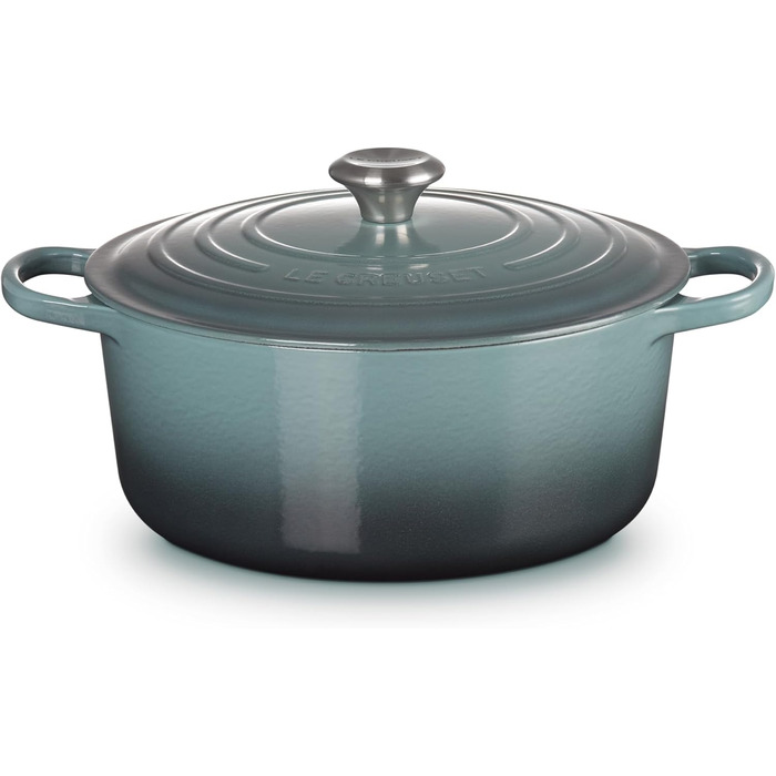 Запіканка чавунна Le Creuset Signature, Ø 28 см, 4,2 л, для всіх типів плит включаючи індукційну (Ocean)