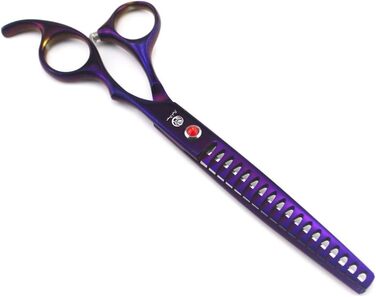 Ножиці для догляду за домашніми тваринами purple dragon 17,8 см, срібні професійні ножиці для догляду за домашніми тваринами, прямі ножиці для собак, кусачки і 2 шт., похилі, з гребінцем для домашніх тварин і сумкою