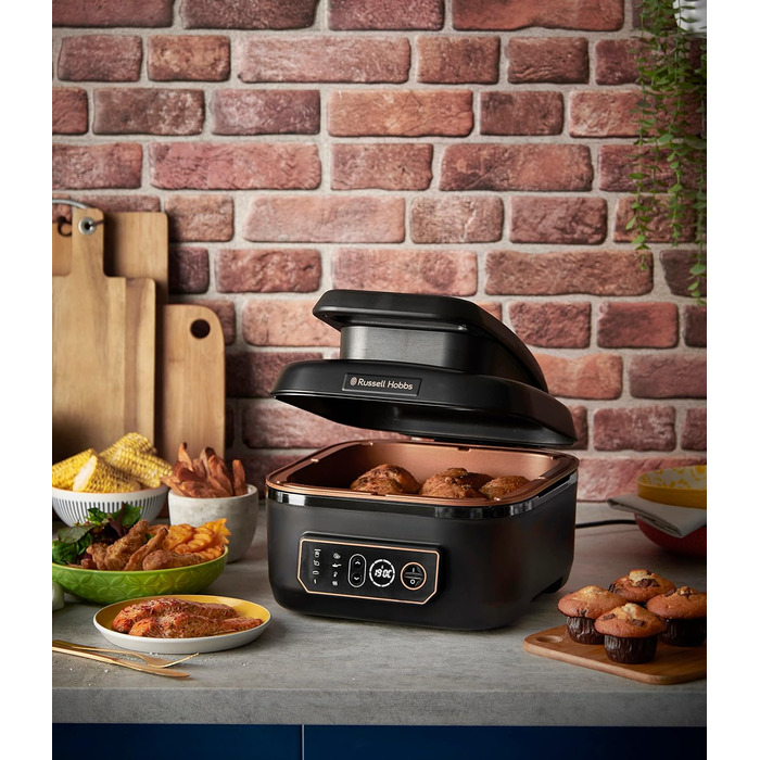Фритюрниця Russell Hobbs SatisFry XL 5.5л з Rapid Air: гриль, мультиварка, повільне приготування, випікання