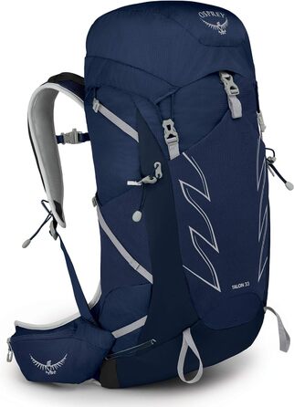 Чоловічий туристичний рюкзак Osprey Talon 33 (S-M, Ceramic Blue, Single)