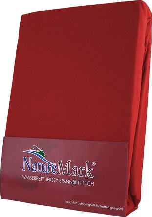 Простирадло NatureMark Waterbeds, простирадло від 200x220 см до 200x240 см, 95 бавовна 5 еластан у багатьох кольорах (червоний)