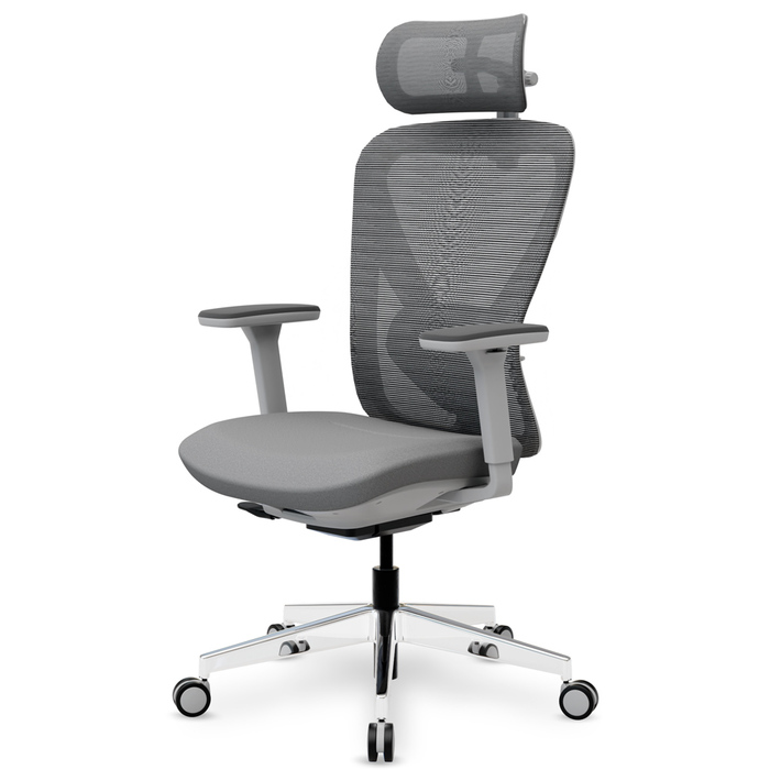 Крісло Mealux Q1 Air Fabric Grey (арт. HF Q-1 F/G)