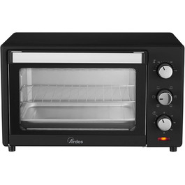 Електрична піч Ardes Magnus AR6226S 25/38 літрів з підсвічуванням, 6 функцій, таймер, аксесуари, срібна