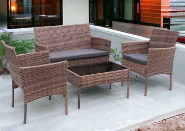 Комплект садових меблів із техноротанга Ideal Garden від MTG Trade Group, 4 предмети