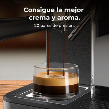 Еспресо-машина Cecotec Power Espresso 20: еспресо, капучино, холодний лате, 20 бар, професійна якість