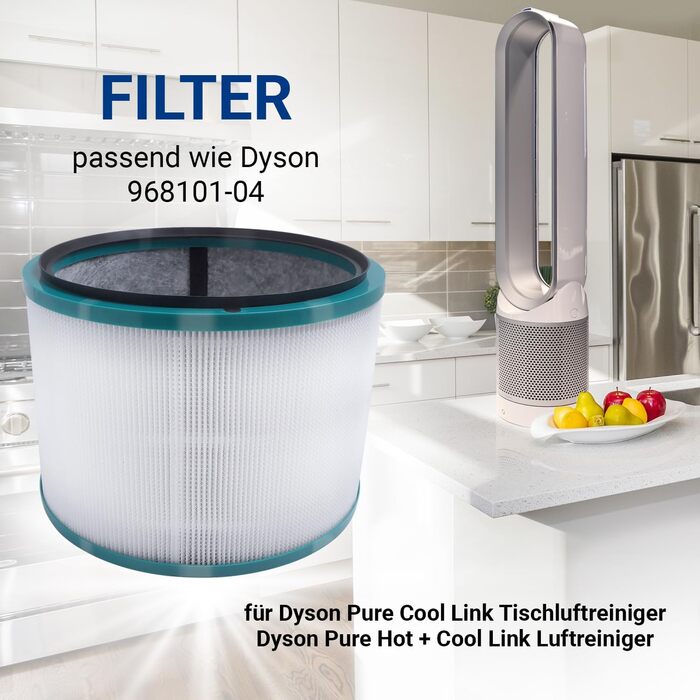 Змінний фільтр VIOKS 2 шт. HEPA для Dyson Pure Cool Link TP02/03/00 AM11 BP01 (2 шт. и)