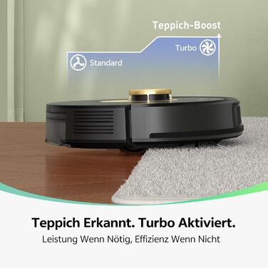 Робот-пилосос Vexilar W9 з функцією миття підлоги, 5000Pa, LiDAR навігація, тихий (50 dB), 150 хв роботи, 15 зон заборони, 5 карт, керування через додаток, пультом та голосовим асистентом