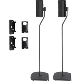 Регульовані підставки для акустики: комплект з 2 шт., висота до 140 см, для сателітів до 5 кг, інтегроване кабельне управління (сумісні з Bose UFS-20 серія II)