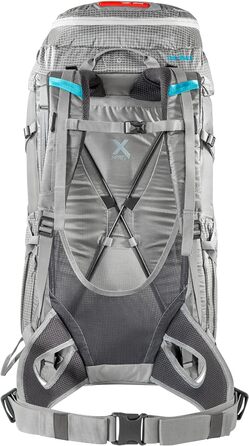 Туристичний рюкзак Tatonka Kings Peak 45л RECCO - Надлегкий туристичний рюкзак з вентиляцією спини та аварійним відбивачем Recco - 45 літрів Об'єм 45 літрів Сірий