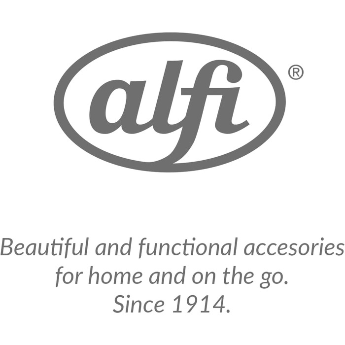 alfi SIGNO 1.0л термокружка з нержавіючої сталі, сатиновий срібло, з термоізоляцією та скляною колбою, з кришкою-поворотом та зручною кнопкою, ергономічна ручка, для однієї руки, ідеальна як для кави, так і для чаю