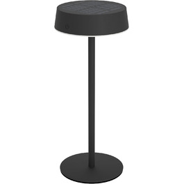 LED сонячна настільна лампа EGLO Simeri для вулиці, бездротова, акумуляторна, сенсорне регулювання яскравості, металева, IP54, білий, тепле/нейтральне/холодне біле світло