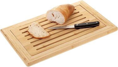 Обробна дошка для хліба SIDCO з відділенням для крихт Бамбукова обробна дошка дерев'яна дошка з решіткою