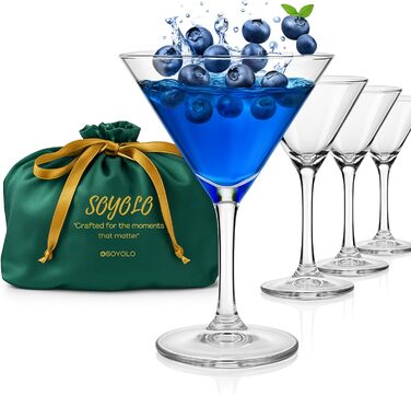 Набір коктейльних склянок Let's Say Cheers (4 шт) з акрилу, безпечні, багаторазові, BPA-free, прозорі, для подарунків, вечірок, бару, басейну