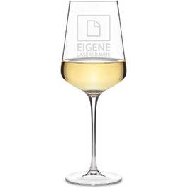 Келих для білого вина Leonardo 560 мл Келих для вина з індивідуальним гравіюванням в подарунок жінкам-Власна гравірування