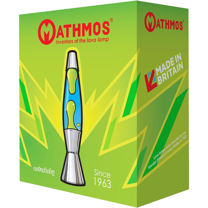 Лава-лампа Mathmos Astrobaby The Originals - (синій/зелений)