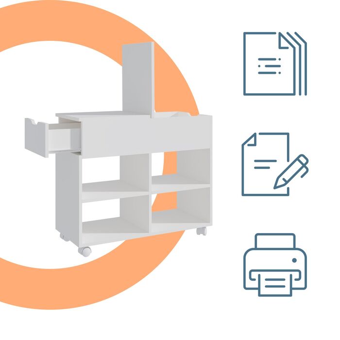 Компактний рол-контейнер Relaxdays для вузьких місць