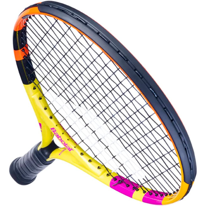 Дитяча тенісна ракетка Babolat Nadal Jr. 25 strung 240g (жовта/помаранчева)