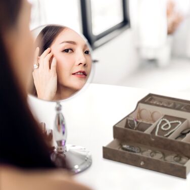 Скринька для прикрас Relaxdays з імітацією шкіри