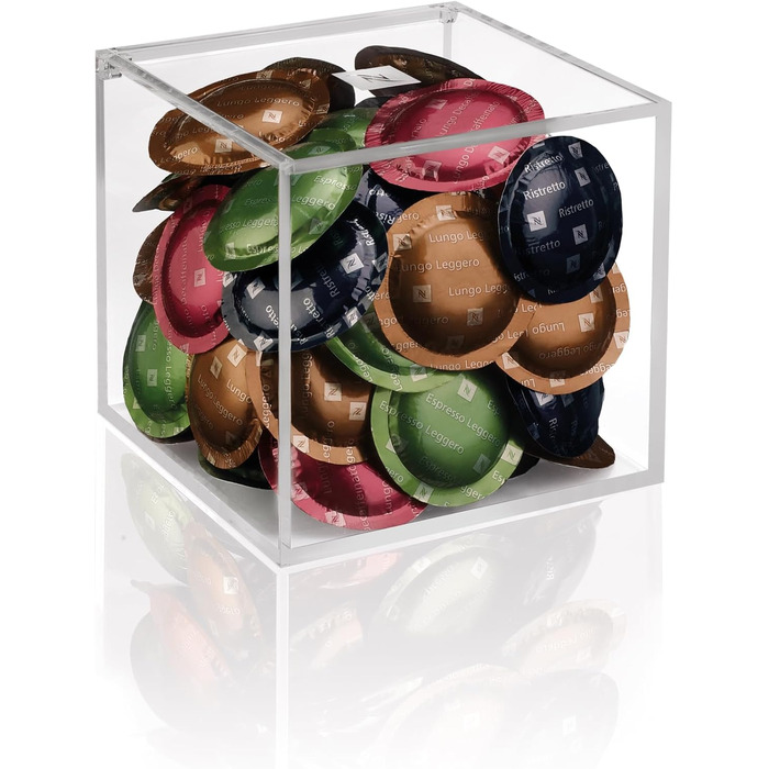 Контейнер для капсул Nespresso VIEW Cube - стильна та зручна організація капсул кави (50 шт.)