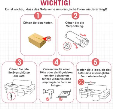 Дитяче ігрове диван-конструктор MAMIZO Cord, 15 частин, рожевий. Модульний диван-конструктор для гри та відпочинку в дитячій кімнаті. Оeko-Tex сертифікат.