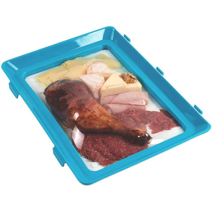 Ланч-бокс to go FRESH & CLIK, набір з 2 предметів, оригінал з телевізора зручна жерстяна коробка для їжі, що не містить бісфенолу А екологічно чиста коробка для сніданку для