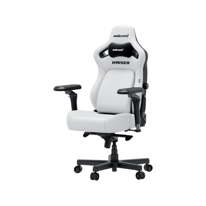 Крісло геймерське ігрове Anda Seat Kaiser 4 V2 Size XL White PVC