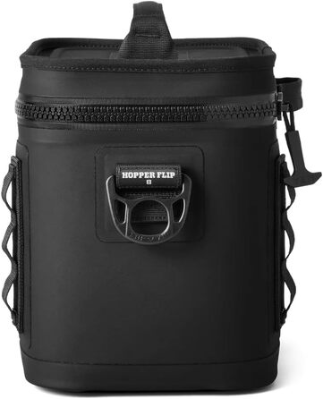 Сумка-холодильник YETI Hopper Flip 8, чорна: портативна, ізольована, рюкзак