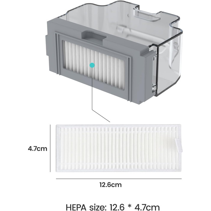 Робот-пилосос Lefant m210 з вологою тканиною, LiDAR-навігація, 5500Pa, мапування поверхів, самозарядка, Wi-Fi, 8 зон заборони, для шерсті тварин, килимів, твердих підлог