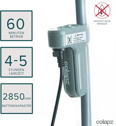 Портативна душова кабіна Colapz з акумулятором та помпою – для кемпінгу, автодому, вана, автомобіля та домашніх тварин