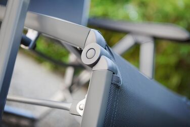 Крісло-шезлонг Kettler Relaxsessel Basic Plus – розкладне, з алюмінію, для тераси та саду – антрацит