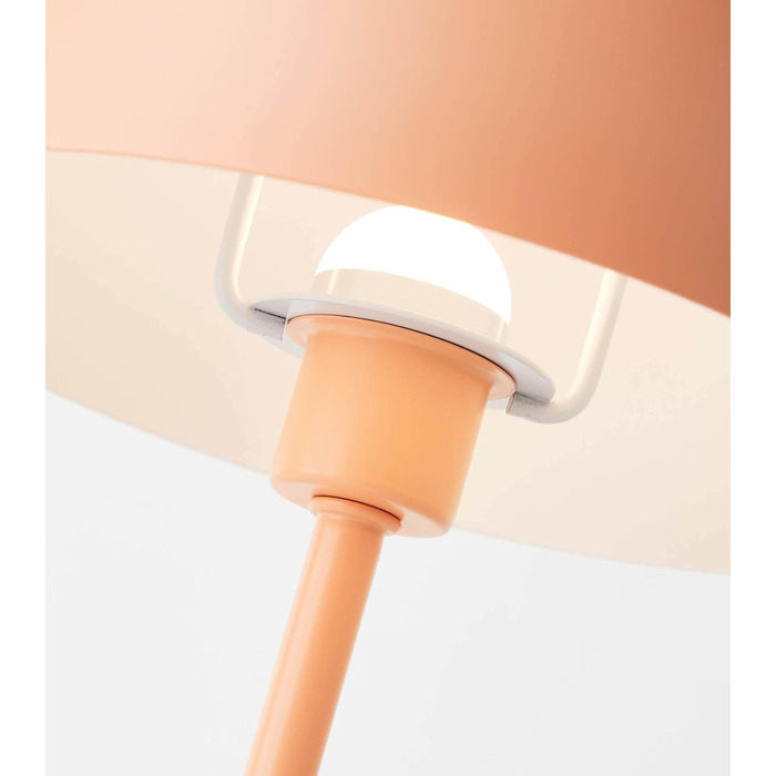 LED настільна лампа Mokebo® 'Leuchtturm' – бездротова, диммер, USB-C, ретро, металева, тепле світло
