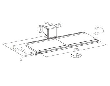 Підставка для клавіатури OfficePro KT163B Black