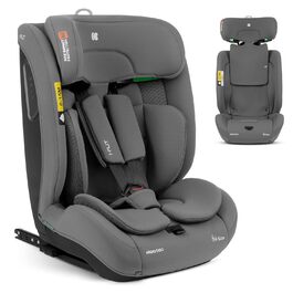 Автокрісло KikkaBoo i-Size i-FLIT 9-36 кг, ISOFIX, група 1/2/3, 15 міс. - 12 років, збоку SPS, Top Tether, регульована підголовник (Світло-сірий)