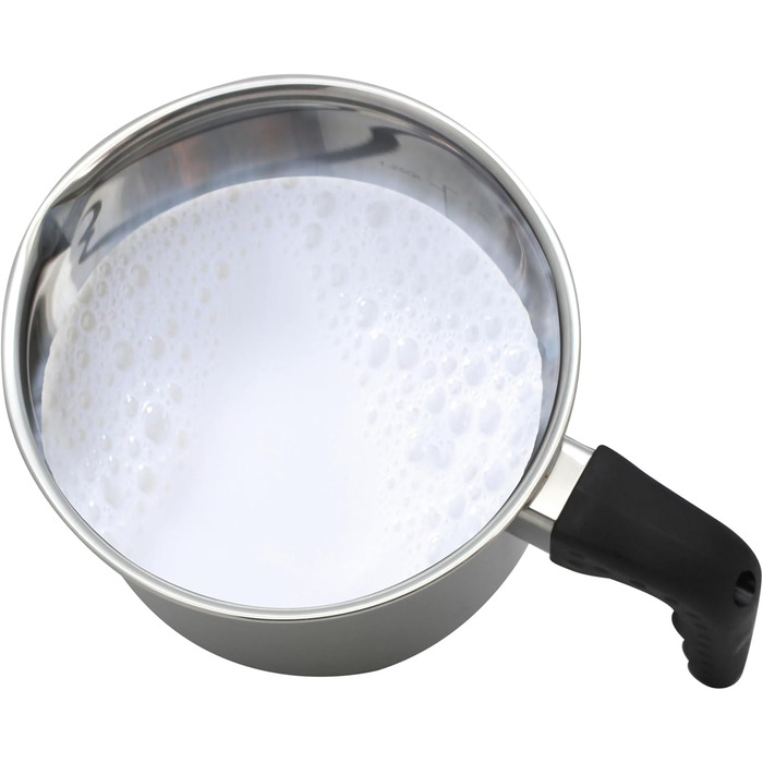 Молочник ELO Turmalin з мірною шкалою та дозатором олії, 14 см, нержавіюча сталь, індукційне дно