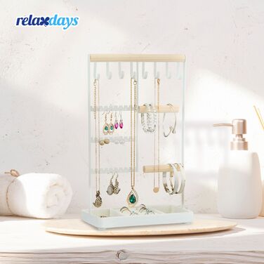 Підставка для прикрас Relaxdays з лотком для кілець