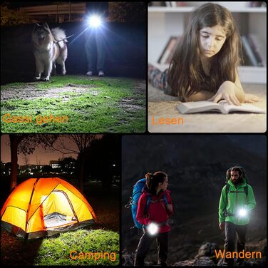 Потужний тактичний ліхтар Relybo LED, 1000000 Люмен, акумуляторний з USB-зарядкою, регулювання яскравості, водонепроникний для кемпінгу та екстрених ситуацій, чорний