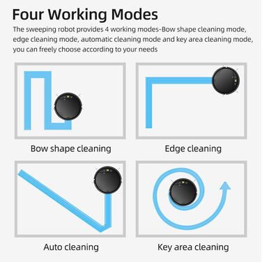 Робот-пилосос з функцією миття підлоги, 2300Pa, 3-в-1, бак 350мл, керування через APP, Alexa, для твердих підлог, шерсті тварин, килимів