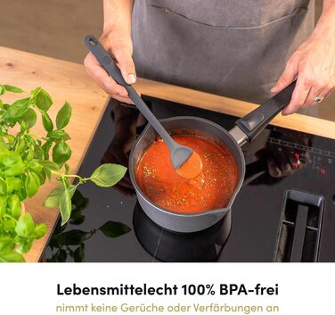 Набір кухонних аксесуарів Hoffmann Küchenhelfer-Set, 16 предметів, антрацит, силікон, нержавіюча сталь, для кухні