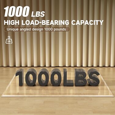 Підкладка під офісний стілець з прозорого скла з заокругленими краями, 119 см x 50 см, захист підлоги, для килима та твердої підлоги