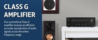 Стереоресивер Onkyo TX-8470 2-канальний, Wi-Fi, Bluetooth, Phono, Hi-Res, Roon Ready