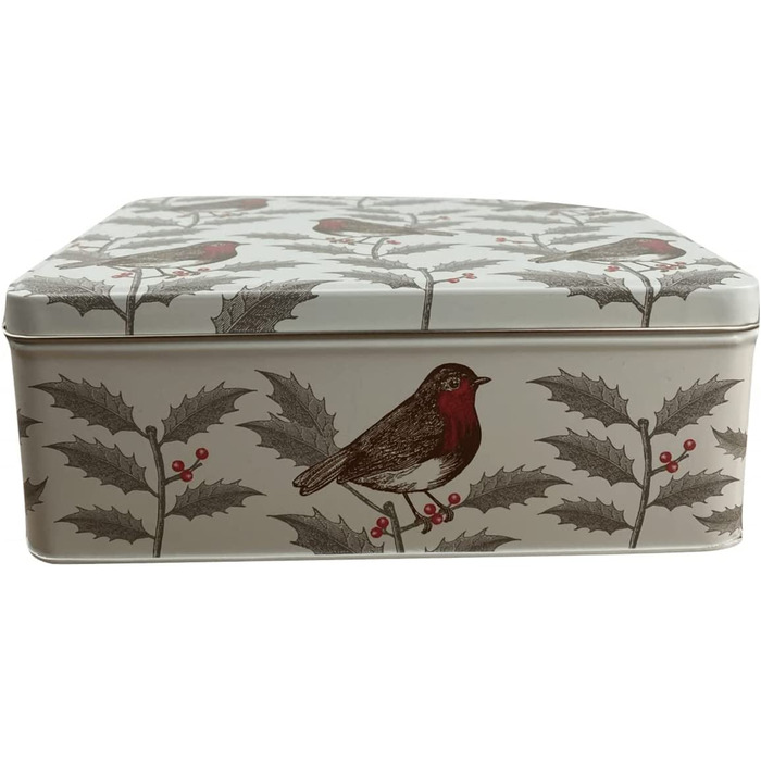Дизайн подарункової коробки з шипами і шкіркою-Любовно оформлена прямокутна коробка для зберігання - жерстяна коробка у вигляді червоної чашки, банки для печива