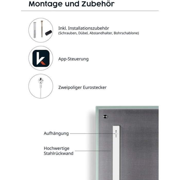 Інфрачервовий обігрівач Bildheizung з малюнком 