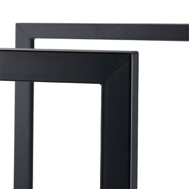 Стильна металева полиця для дров Relaxdays