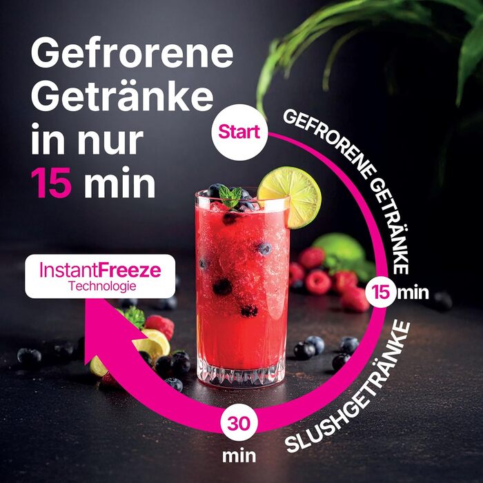 Машина для приготування сляшів, коктейлів та молочних коктейлів Seeger SuperSlush 2L 7-в-1